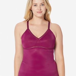 Ruby Ribbon Siren Cami Plum Wine Size 36